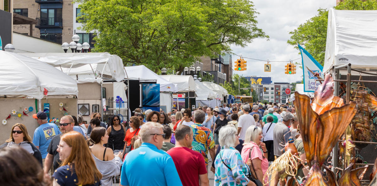 Ann Arbor Art Fair 101: Get all the info you need to navigate the largest art spectacle in downtown Ann Arbor.