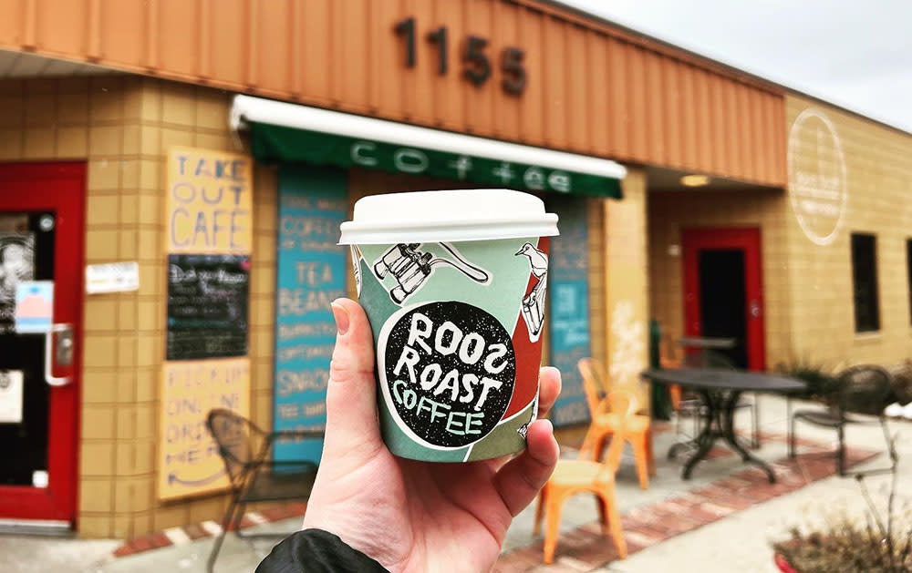 Start your day in Ann Arbor with a freshly brewed cup at RoosRoast.